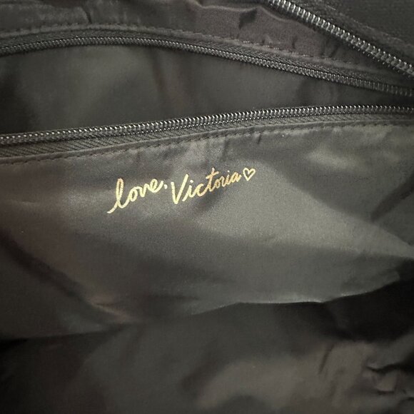 Victoria's Secret Leopard Print Tote Bag Beach Bag Overnight Tote Weekender - Picture 6 of 8